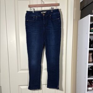 Seven7 Blue Slim Straight Jeans